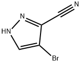 4-BROMO-1H-PYRAZOLE-3-CARBONITRILE Structure