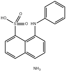 8-Anilino-1-naphthalenesulfonic acid ammonium salt Structure