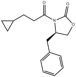 (R)-4-BENZYL-3-(3-CYCLOPROPYL-PROPIONYL)-OXAZOLIDIN-2-ONE Structure