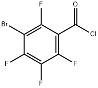 3-BROMO-2,4,5,6-TETRAFLUOROBENZOYL CHLORIDE Structure
