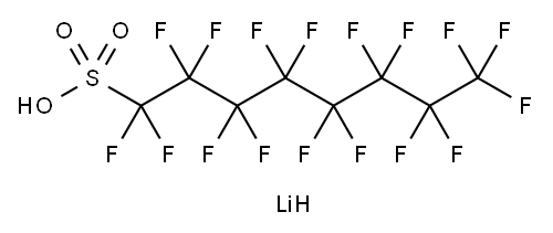 HEPTADECAFLUORO-1-OCTANESULFONIC ACID LITHIUM SALT Structure