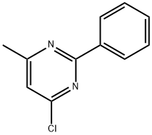 4-CHLORO-6-METHYL-2-PHENYL-PYRIMIDINE Structure