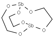 POLY(ANTIMONY ETHYLENE GLYCOXIDE) Structure