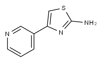 4-PYRIDIN-3-YL-THIAZOL-2-YLAMINE Structure