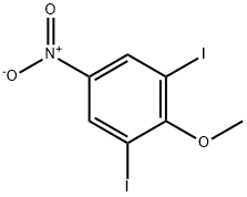 1,3-Diiodo-2-methoxy-5-nitrobenzene Structure