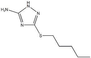 3-(Pentylthio)-1H-1,2,4-triazol-5-amine Structure