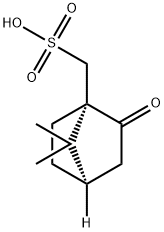 (1S)-(+)-Camphor-10-sulphonic acid Structure