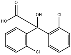 2,2'-DICHLOROBENZILIC ACID Structure