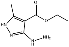 ethyl 3-hydrazino-5-methyl-1H-pyrazole-4-carboxylate Structure