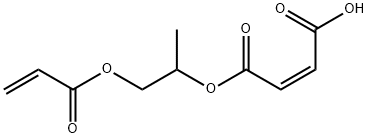[1-methyl-2-[(1-oxoallyl)oxy]ethyl] hydrogen maleate Structure
