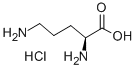 L(+)-Ornithine hydrochloride Structure