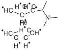 (+/-)-N,N-DIMETHYL-1-FERROCENYLETHYLAMINE Structure