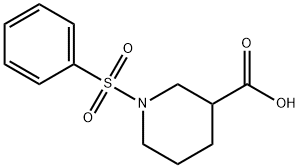 1-BENZENESULFONYL-PIPERIDINE-3-CARBOXYLIC ACID Structure