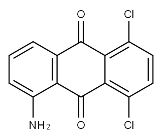 5-amino-1,4-dichloroanthraquinone  Structure