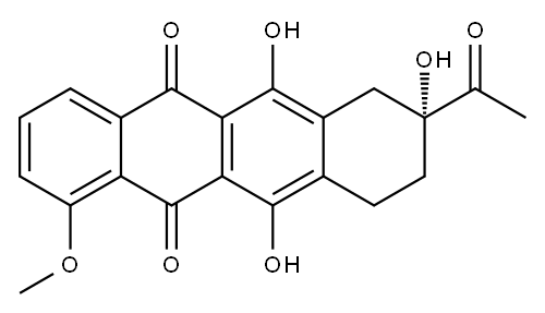7-DEOXYDAUNOMYCINONE Structure