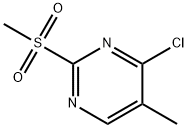 4-Chloro-5-methyl-2-(methylsulfonyl)pyrimidine Structure