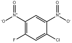 1-CHLORO-5-FLUORO-2,4-DINITROBENZENE Structure