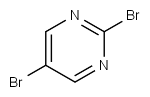 2,5-Dibromopyrimidine Structure
