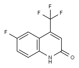 6-Fluoro-4-(trifluoromethyl)-2(1H)-quinolinone Structure
