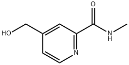 (2-METHYLAMINOCARBONYL-4-PYRIDYL)METHANOL Structure