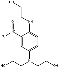 2,2'-((4-((2-Hydroxyethyl)amino)-3-nitrophenyl)imino)bisethanol Structure