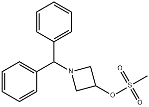 1-(Diphenylmethyl)-3-azetidinyl methanesulfonate Structure