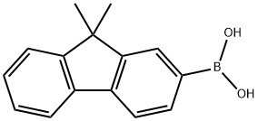 9,9-Dimethyl-9H-fluoren-2-yl-boronic acid Structure