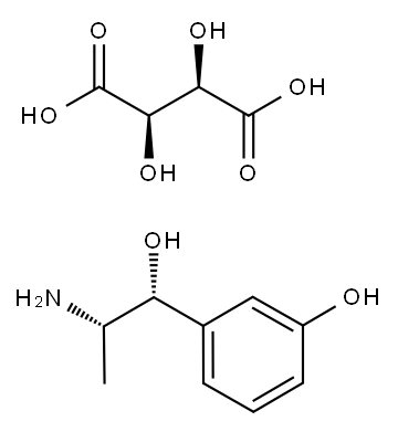 Metaraminol bitartrate Structure