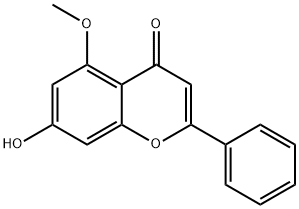 7-HYDROXY-5-METHOXY-2-PHENYL-CHROMEN-4-ONE Structure