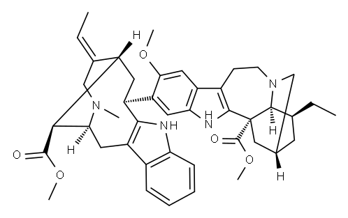 methyl 12-methoxy-13-(17-methoxy-17-oxovobasan-3alpha-yl)ibogamine-18-carboxylate Structure
