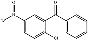 2-Chloro-5-nitrobenzophenone Structure
