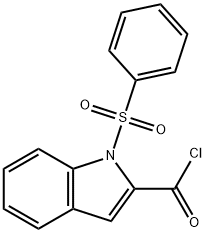 1-(PHENYLSULFONYL)-1H-INDOLE-2-CARBONYL CHLORIDE Structure
