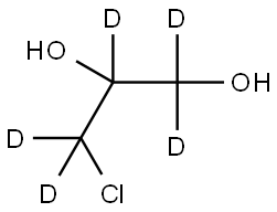 3-CHLORO-1,2-PROPANE-D5-DIOL Structure