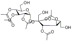 2,3,3',4,4'-penta-O-acetylsucrose Structure