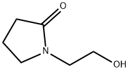 N-(2-Hydroxyethyl)-2-pyrrolidone Structure