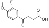 3-(3-FLUORO-4-METHOXYBENZOYL)PROPIONIC ACID Structure