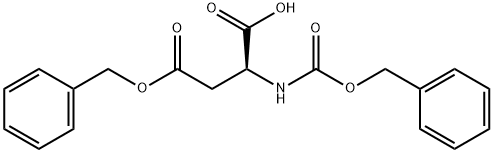 N-Cbz-L-Aspartic acid 4-benzyl ester Structure