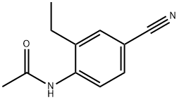 N1-(4-CYANO-2-ETHYLPHENYL)ACETAMIDE Structure