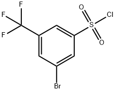 3-BROMO-5-(TRIFLUOROMETHYL)BENZENESULFONYL CHLORIDE Structure