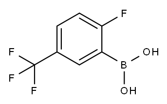 2-FLUORO-5-(TRIFLUOROMETHYL)PHENYLBORONIC ACID Structure