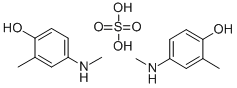 bis[(4-hydroxy-m-tolyl)(methyl)ammonium] sulphate Structure
