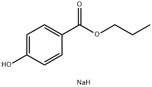 Sodium propylparaben Structure
