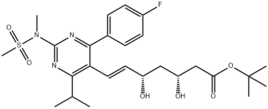 tert-Butyl rosuvastatin Structure