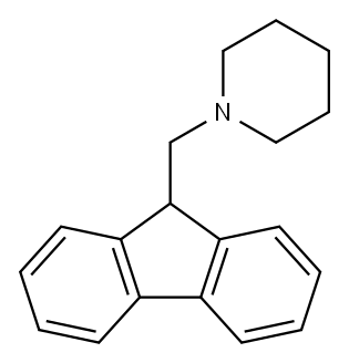 Piperidine, 1-(9H-fluoren-9-ylmethyl)- Structure
