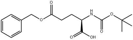 Boc-D-Glutamic acid 5-benzyl ester Structure