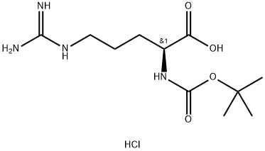 N-BOC-L-Arginine hydrochloride Structure