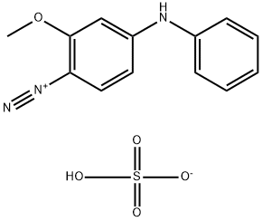 4-DIAZO-3-METHOXYDIPHENYLAMINE SULFATE Structure