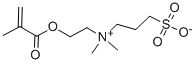 [2-(Methacryloyloxy)ethyl]dimethyl-(3-sulfopropyl)ammonium hydroxide Structure
