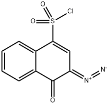 2-Diazo-1-naphthol-4-sulfonyl chloride  Structure