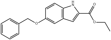 ETHYL 5-BENZYLOXYINDOLE-2-CARBOXYLATE Structure